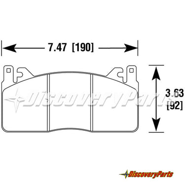 Carbotech Race Pads Mustang Shelby GT350 2016+ Front